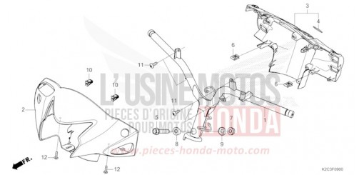 HANDLE PIPE/HANDLE COVER NSC110P de 2023